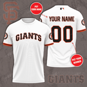 Sportswearmerch San Francisco Giants MLB Personalized T-shirt For Fan