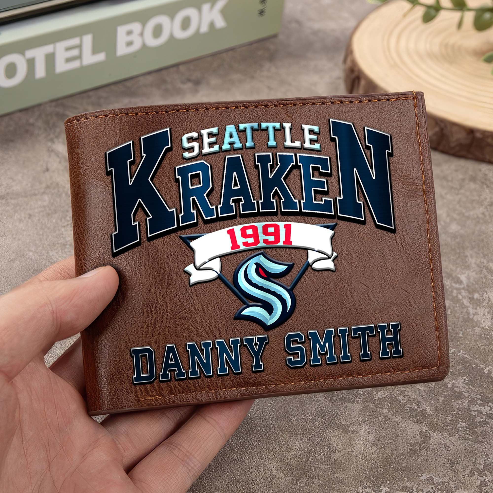 Sportswearmerch San Jose Sharks NHL Folded Wallet For Fan