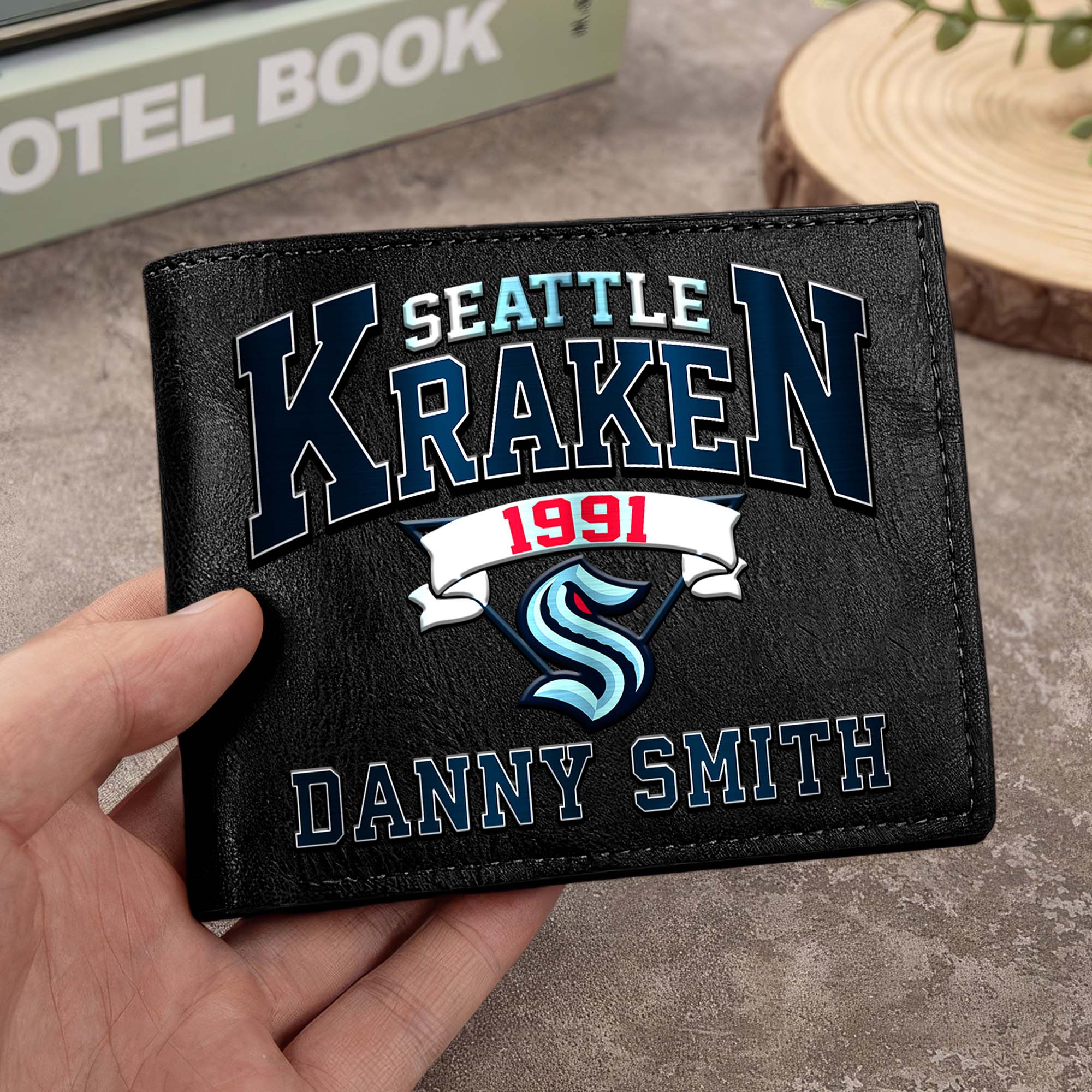 Sportswearmerch San Jose Sharks NHL Folded Wallet For Fan