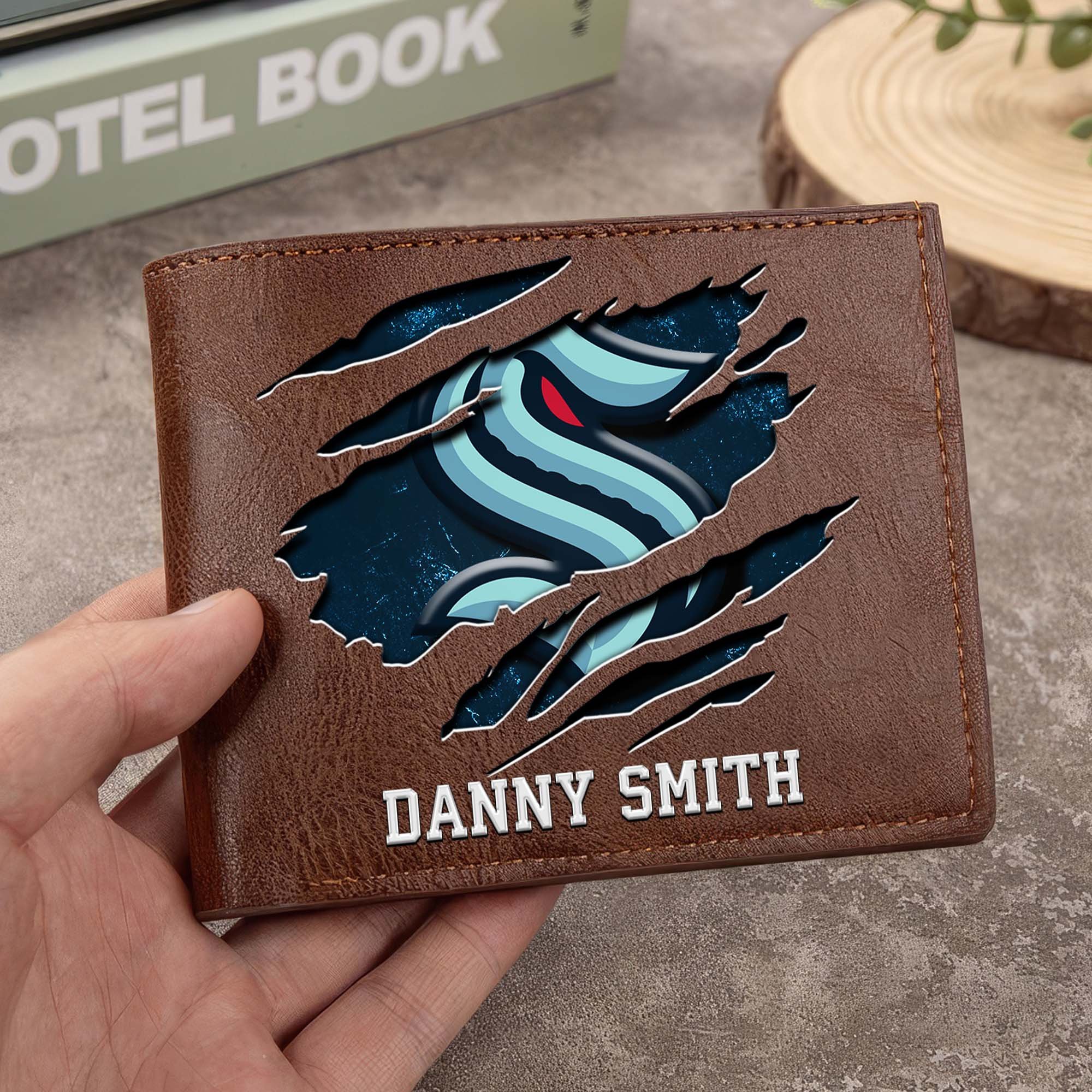 Sportswearmerch San Jose Sharks NHL Folded Wallet For Fan