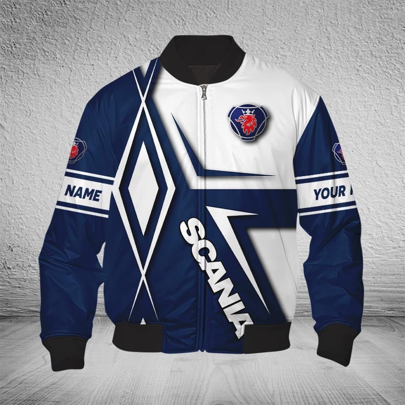 Sportswearmerch Scania Car Bomber Jacket For Fan