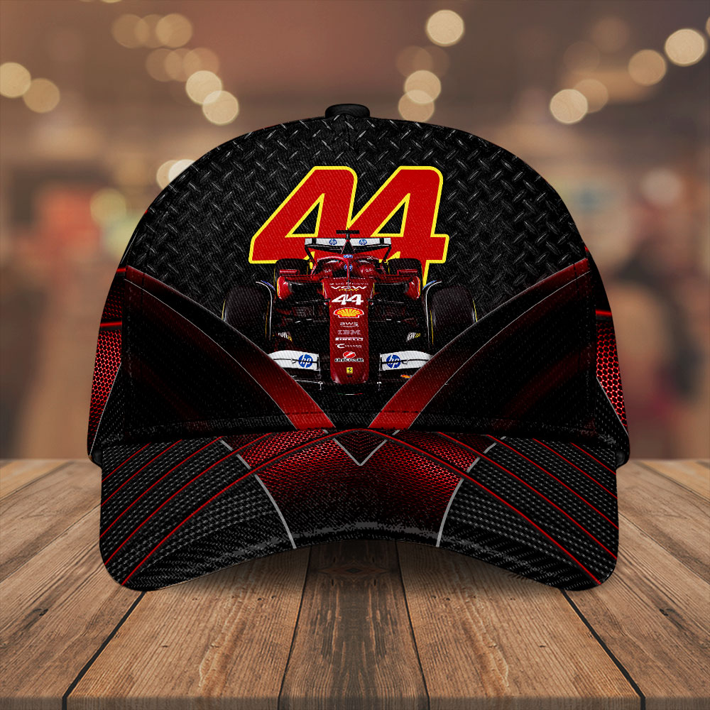 Sportswearmerch Scuderia Ferrari Car x Lewis Hamilton F1 Car Classic Cap Gift For Fan