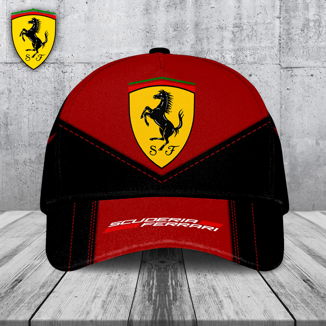 Sportswearmerch Scuderia Ferrari Car x Lewis Hamilton F1 Car Classic Cap Gift For Fan