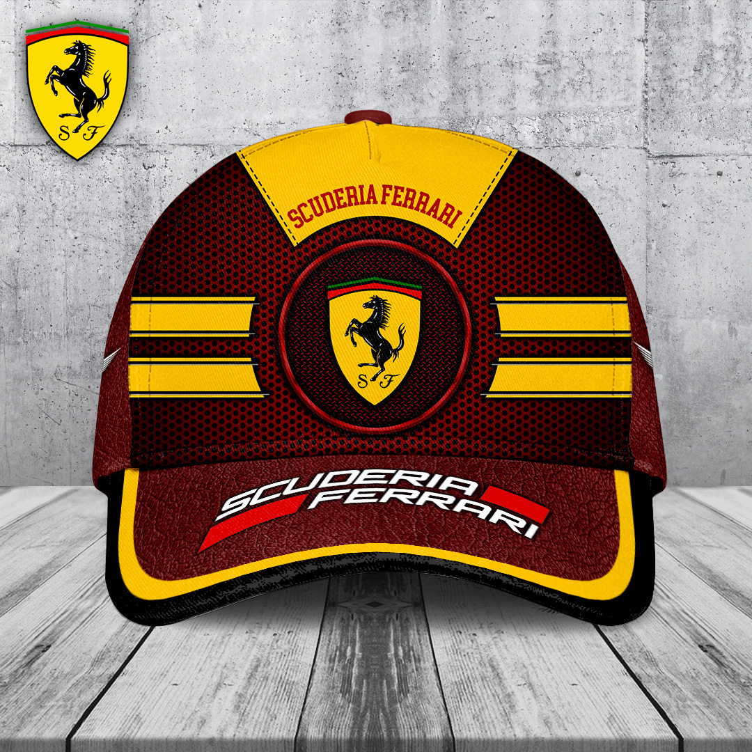 Sportswearmerch Scuderia Ferrari Car x Lewis Hamilton F1 Car Classic Cap Gift For Fan