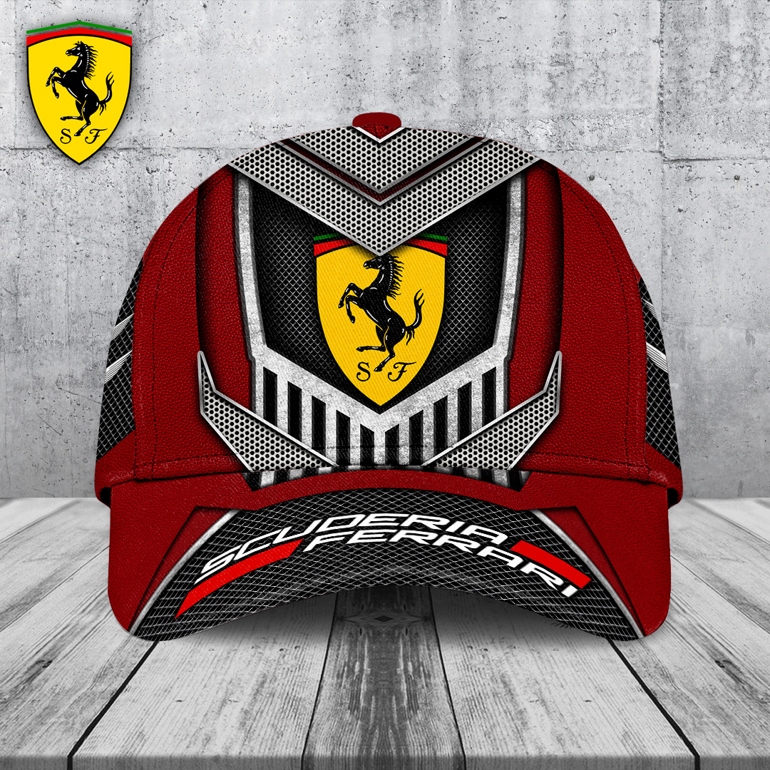 Sportswearmerch Scuderia Ferrari Car x Lewis Hamilton F1 Car Classic Cap Gift For Fan
