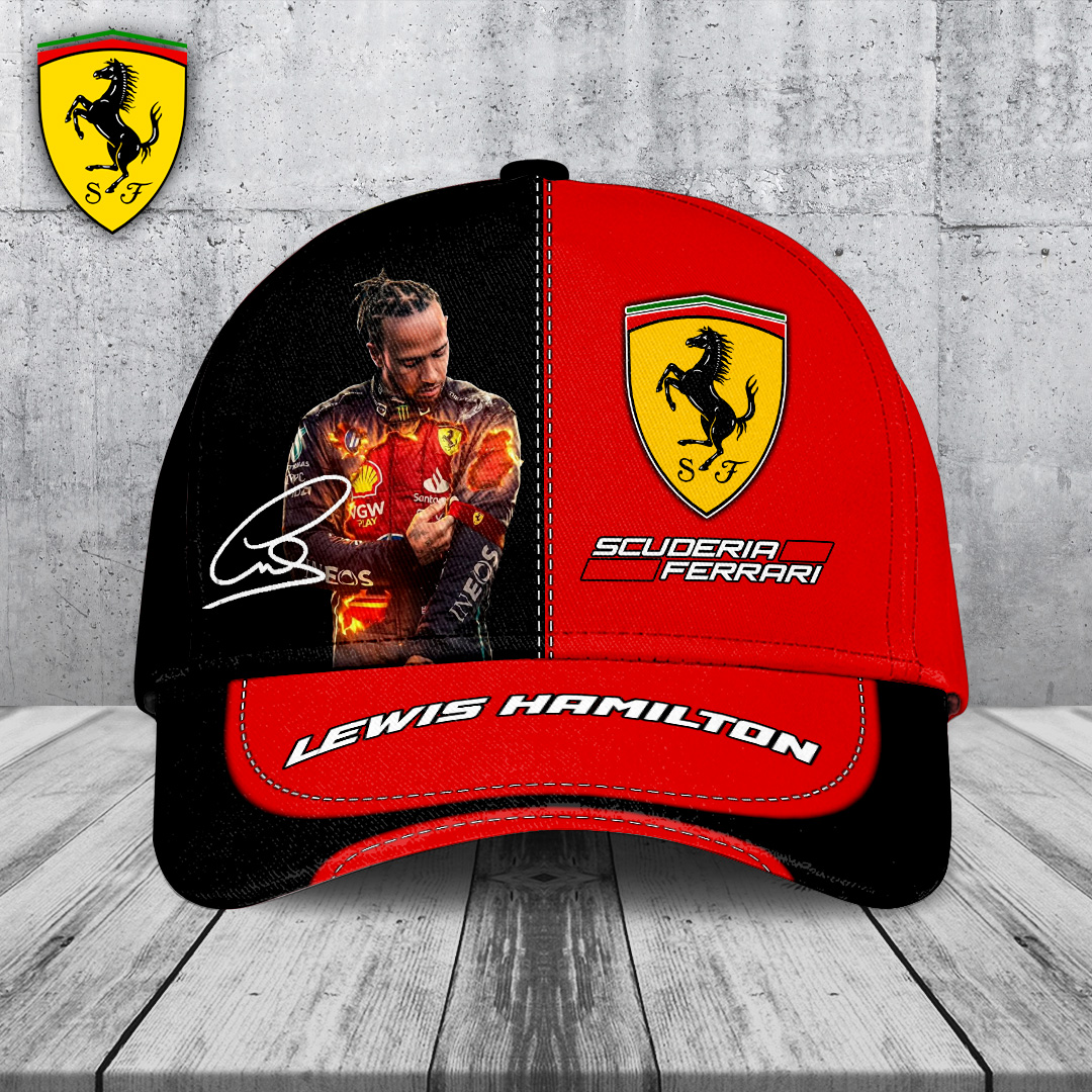 Sportswearmerch Scuderia Ferrari F1 x Lewis Hamilton F1 F1 Classic Cap For Fan