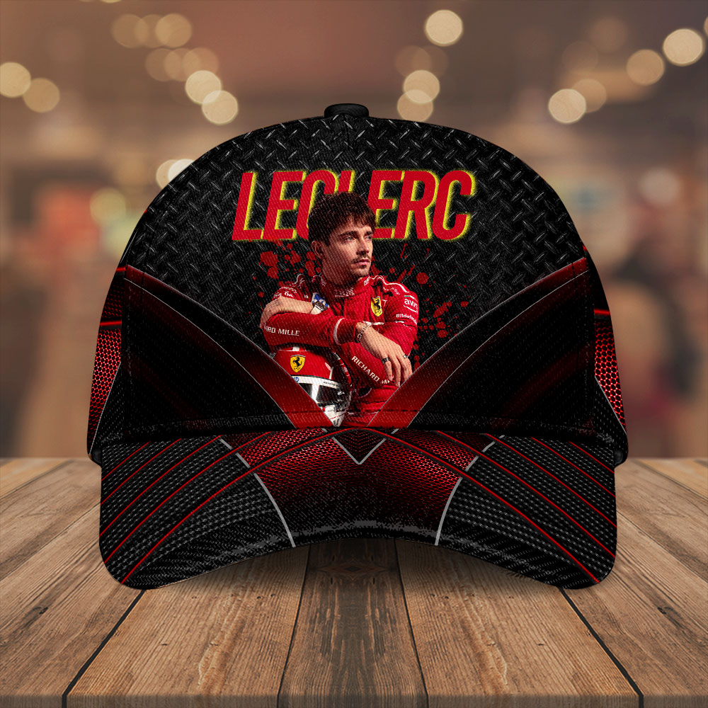 Sportswearmerch Scuderia Ferrari x Charles Leclerc Car Classic Cap Gift For Fan