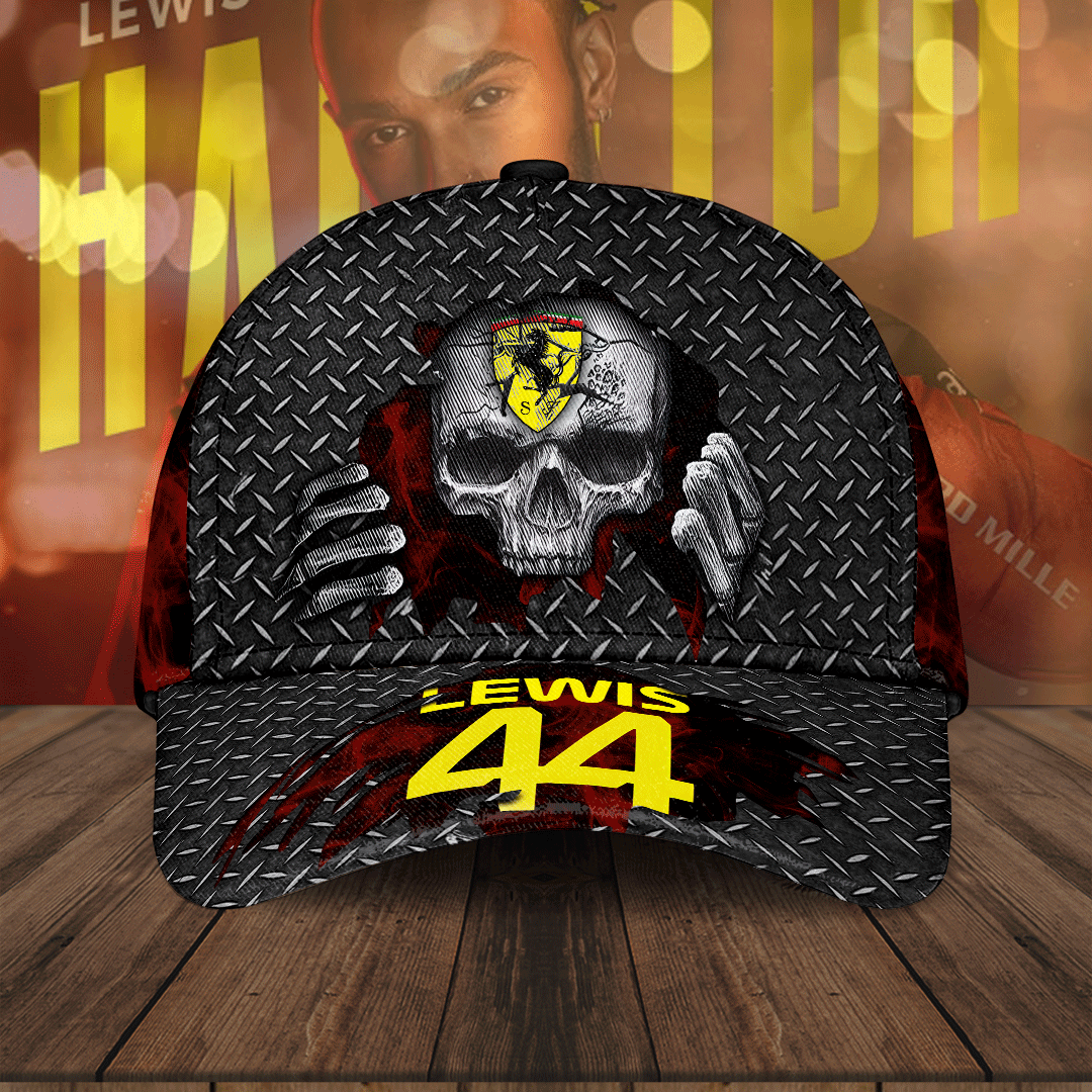 Sportswearmerch Scuderia Ferrari x Lewis Hamilton F1 Car Classic Cap Gift For Fan