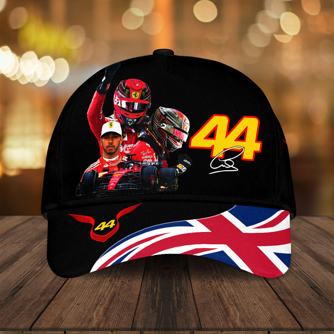 Sportswearmerch Scuderia Ferrari x Lewis Hamilton F1 Classic Cap Gift For Fan