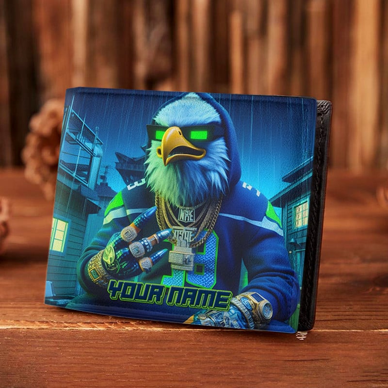 Sportswearmerch Seattle Seahawks NFL Folded Wallet Perfect Gift For Fan