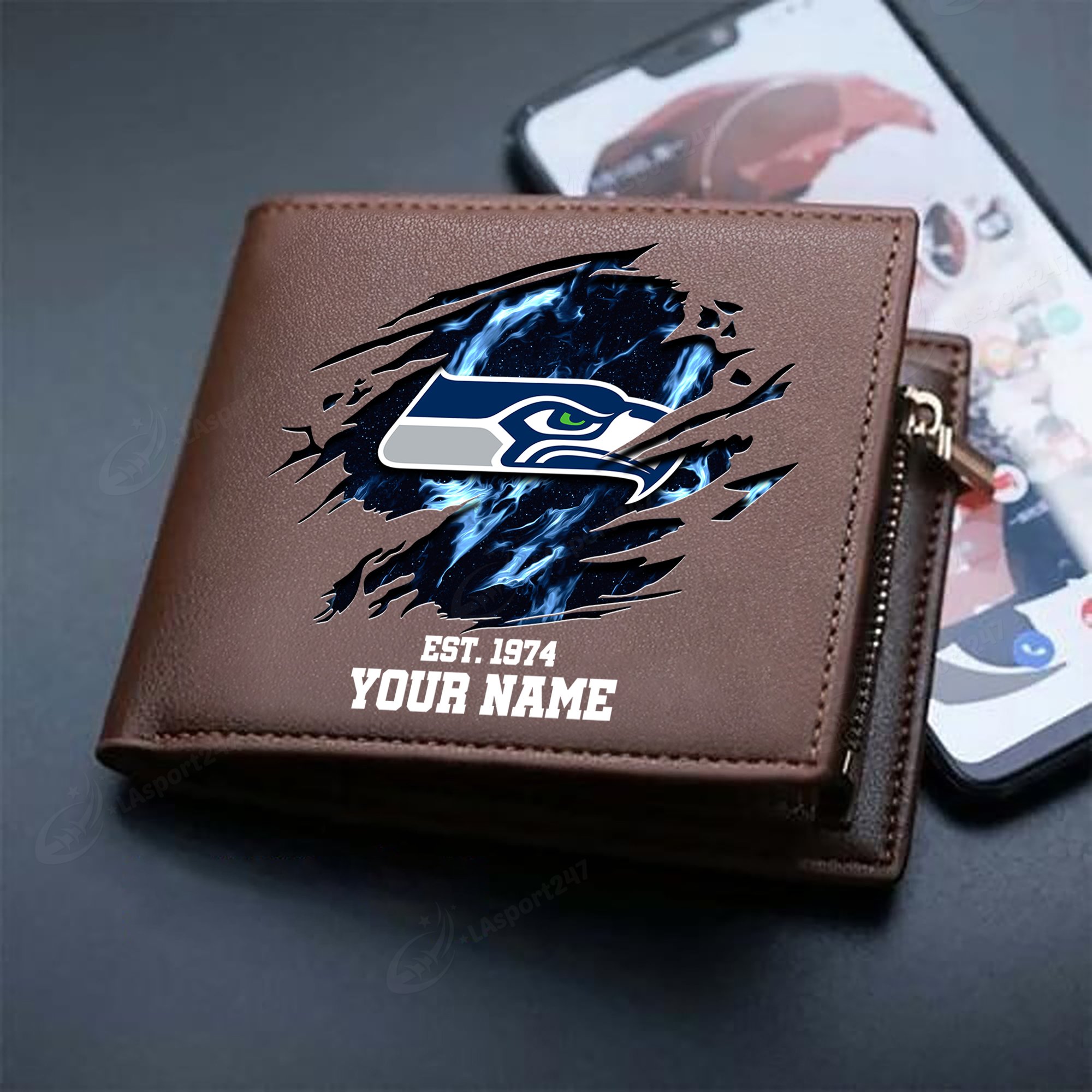 Sportswearmerch Seattle Seahawks NFL Men Wallet For Fan