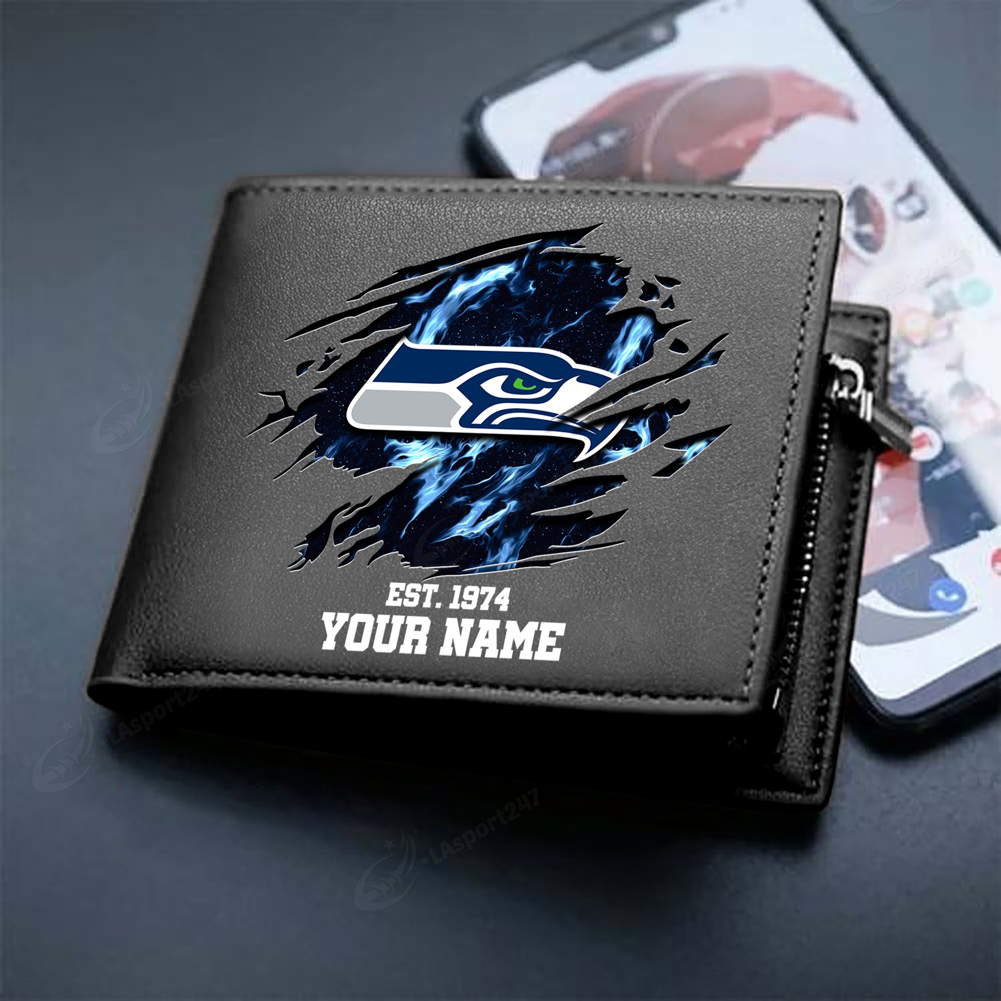 Sportswearmerch Seattle Seahawks NFL Men Wallet For Fan