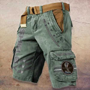 Sportswearmerch Shelby Car Denim Shorts For Fan