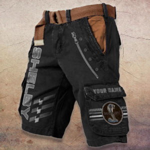 Sportswearmerch Shelby Car Denim Shorts For Fan
