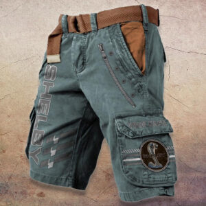 Sportswearmerch Shelby Car Denim Shorts For Fan