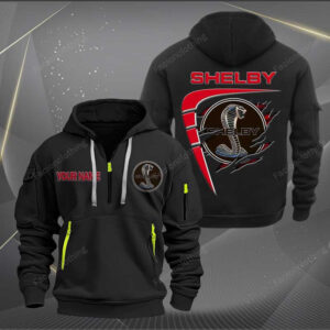 Sportswearmerch Shelby Car Personalized Half Zip Hoodie For Fan