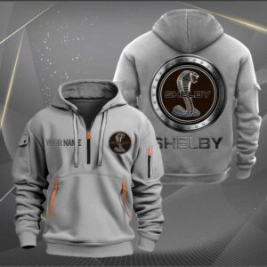 Sportswearmerch Shelby Car Personalized Half Zip Hoodie For Fan