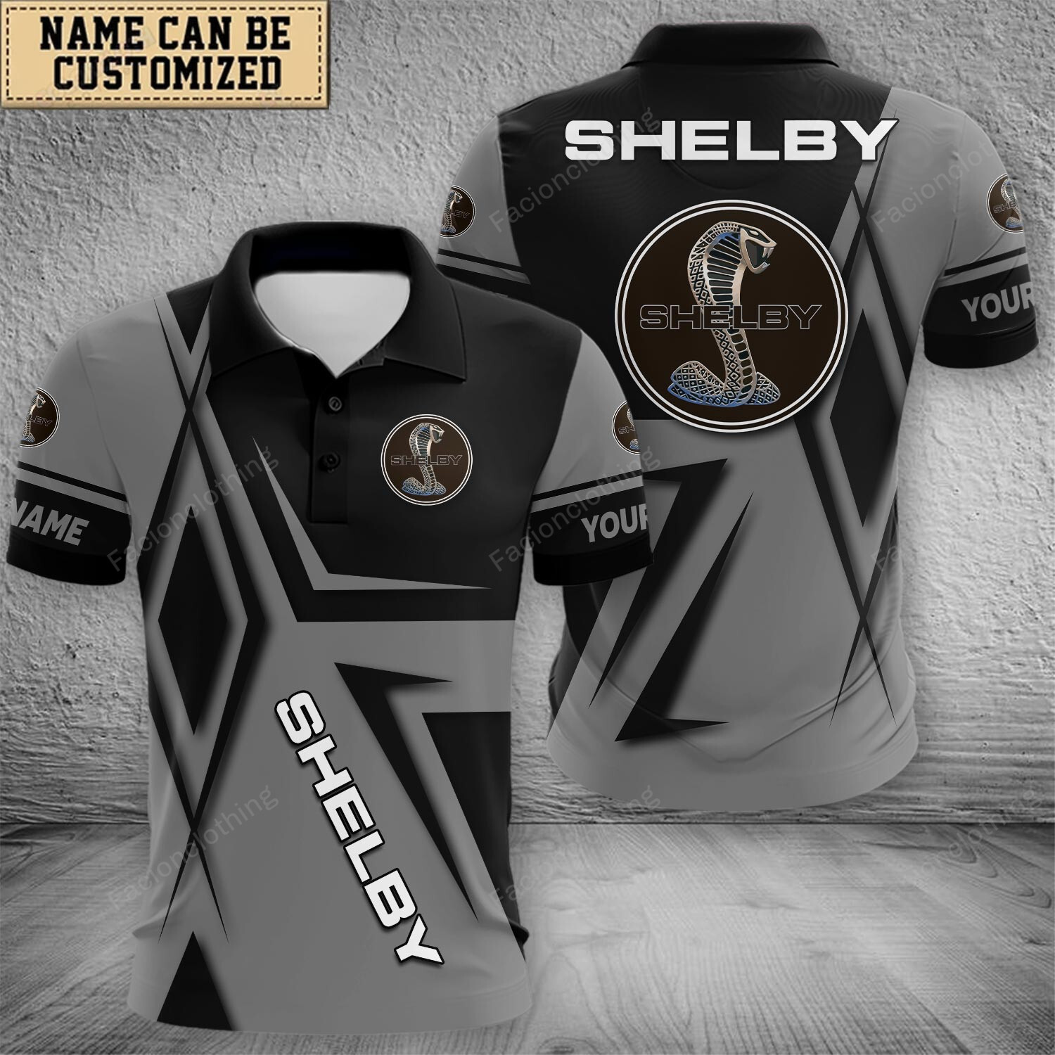 Sportswearmerch Shelby Car Polo Shirt For Fan