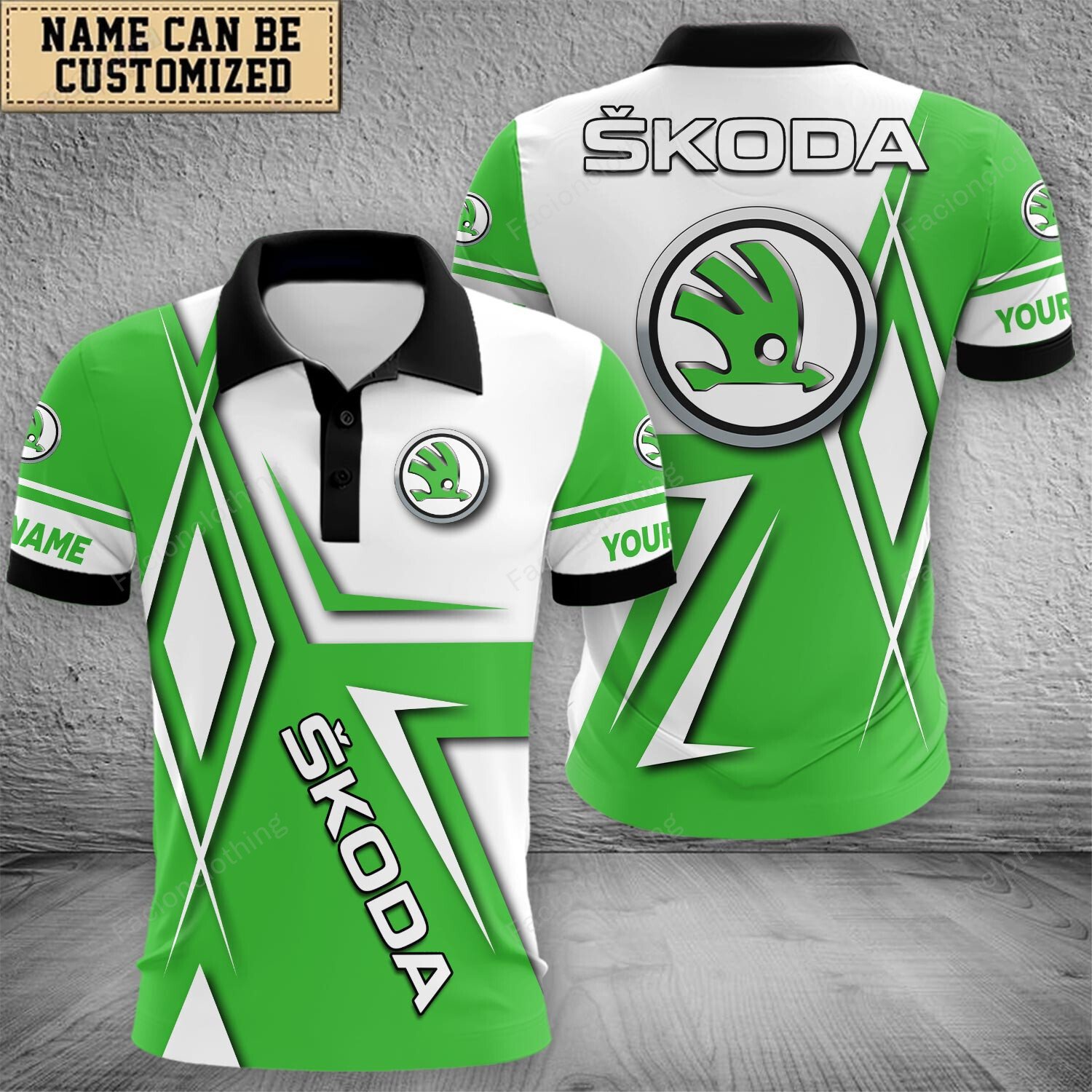 Sportswearmerch Skoda Car Polo Shirt For Fan