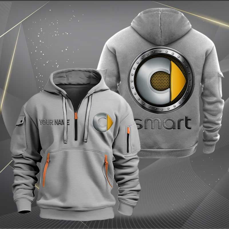 Sportswearmerch Smart Car Personalized Half Zip Hoodie For Fan