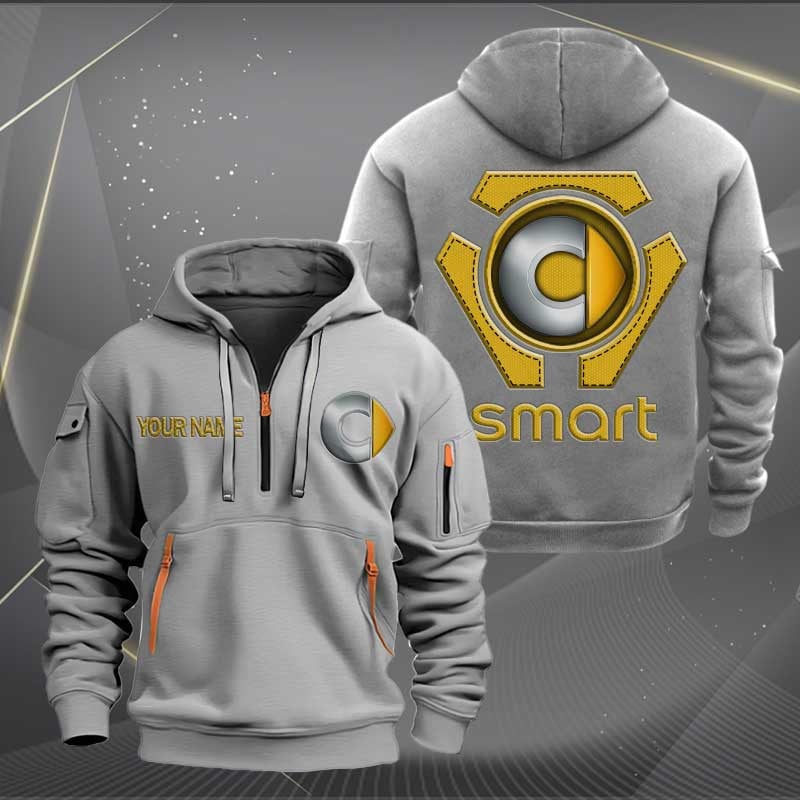 Sportswearmerch Smart Car Personalized Half Zip Hoodie For Fan
