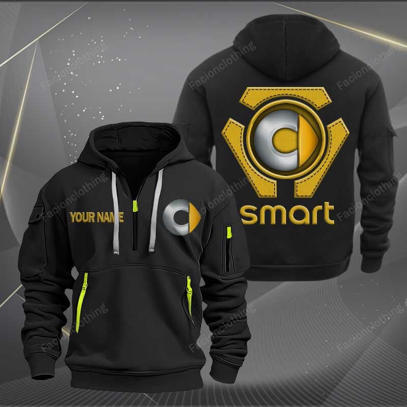 Sportswearmerch Smart Car Personalized Half Zip Hoodie For Fan