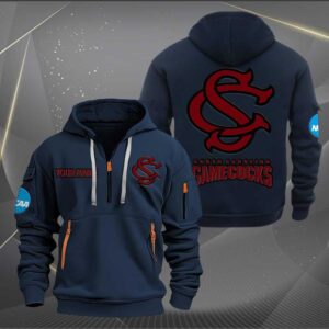 Sportswearmerch South Carolina Gamecocks NCAA Baseball NCAA Personalized Half Zip Hoodie For Fan