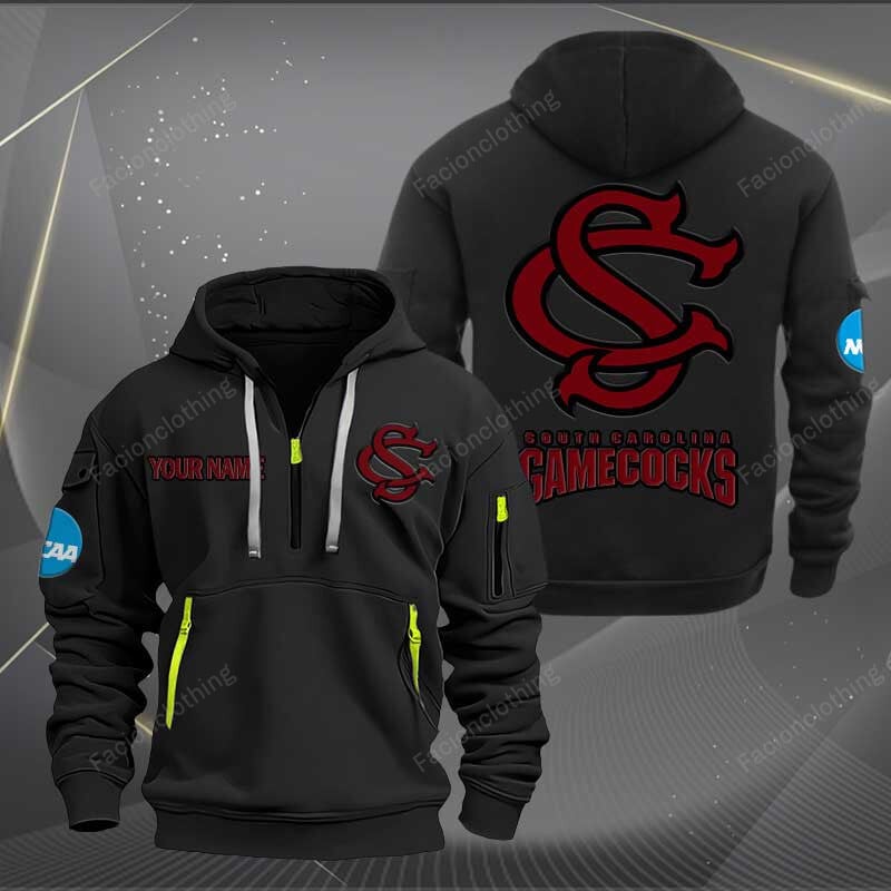 Sportswearmerch South Carolina Gamecocks NCAA Baseball NCAA Personalized Half Zip Hoodie For Fan