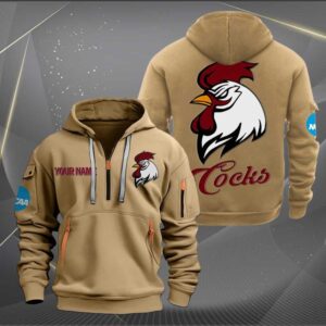 Sportswearmerch South Carolina Gamecocks NCAA Hockey NCAA Personalized Half Zip Hoodie For Fan