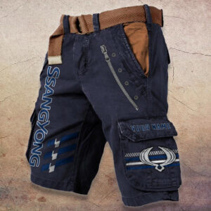 Sportswearmerch SsangYong Car Denim Shorts For Fan