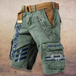 Sportswearmerch SsangYong Car Denim Shorts For Fan