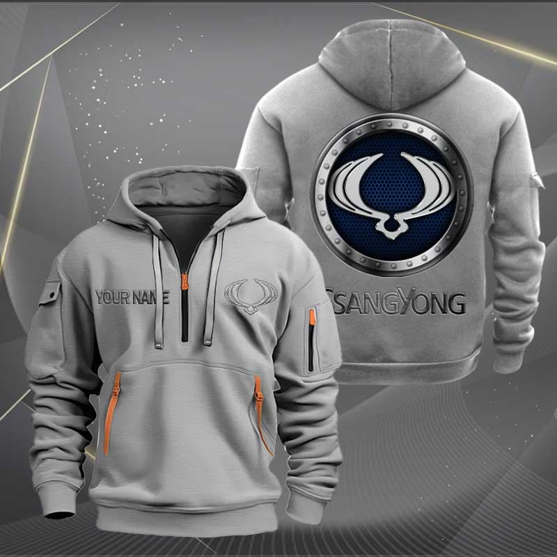 Sportswearmerch SsangYong Motor Personalized Half Zip Hoodie For Fan