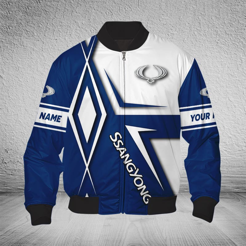 Sportswearmerch SsangYong Motorcycle Bomber Jacket For Fan