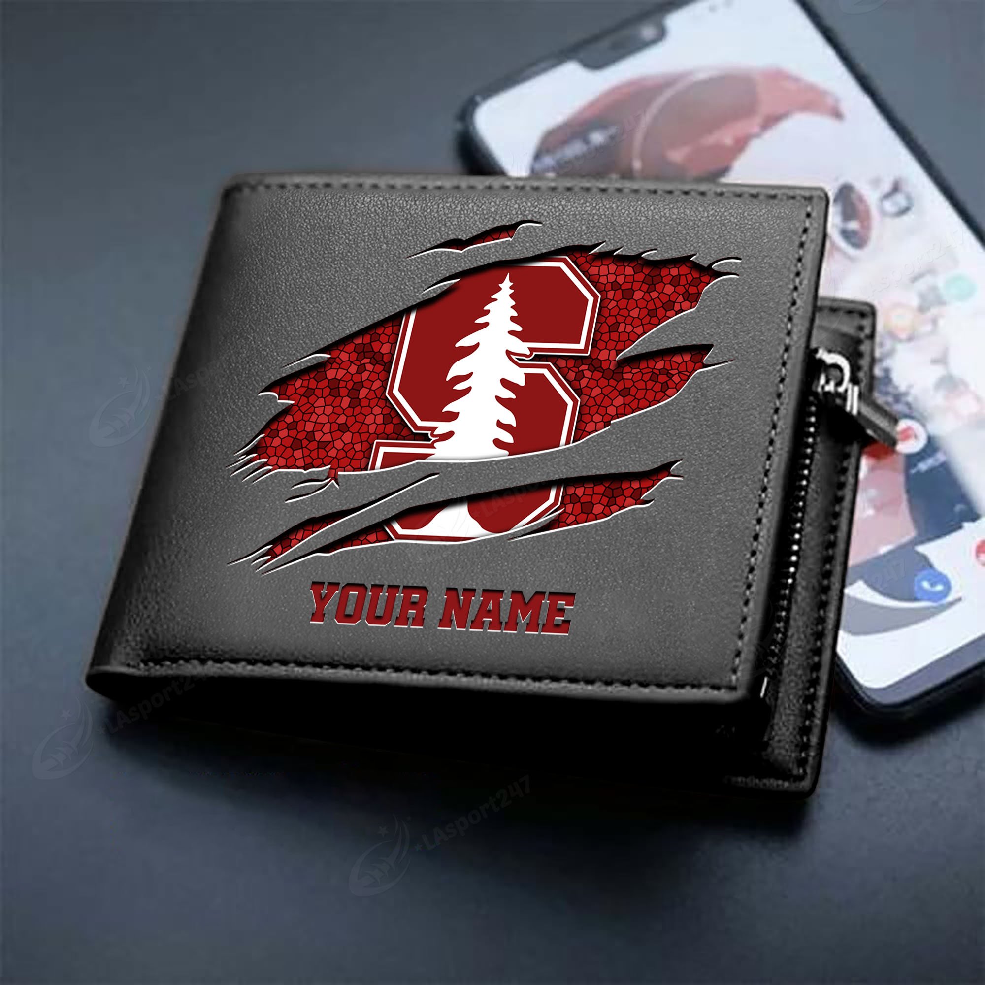Sportswearmerch Stanford Cardinal NCAA Men Wallet For Fan