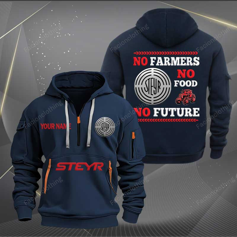 Sportswearmerch Steyr Car Personalized Half Zip Hoodie For Fan