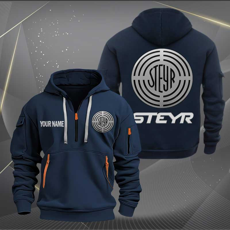 Sportswearmerch Steyr Car Personalized Half Zip Hoodie For Fan
