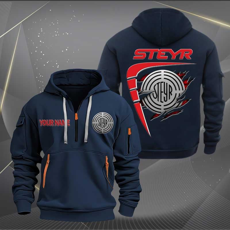 Sportswearmerch Steyr Car Personalized Half Zip Hoodie For Fan