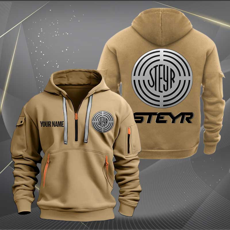 Sportswearmerch Steyr Car Personalized Half Zip Hoodie For Fan