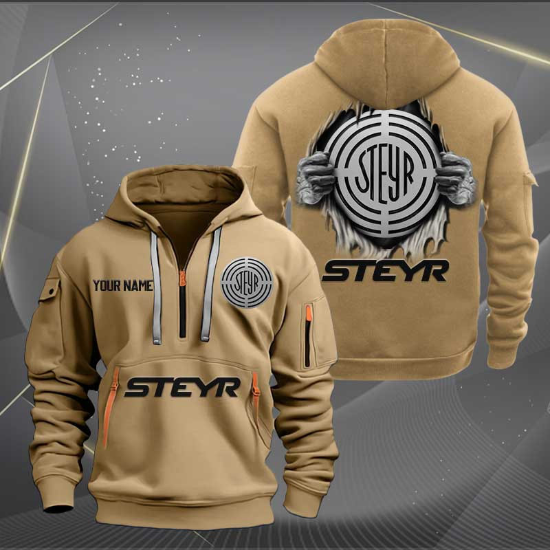 Sportswearmerch Steyr Car Personalized Half Zip Hoodie For Fan