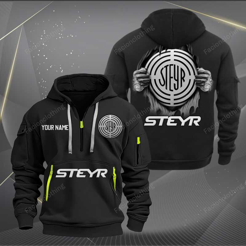 Sportswearmerch Steyr Car Personalized Half Zip Hoodie For Fan