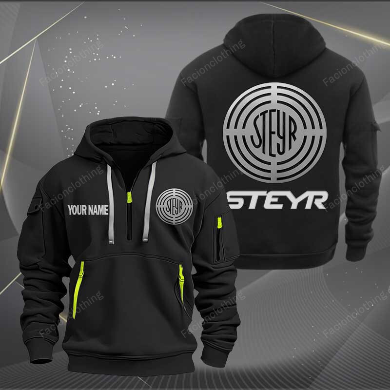 Sportswearmerch Steyr Car Personalized Half Zip Hoodie For Fan
