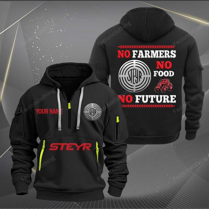 Sportswearmerch Steyr Car Personalized Half Zip Hoodie For Fan