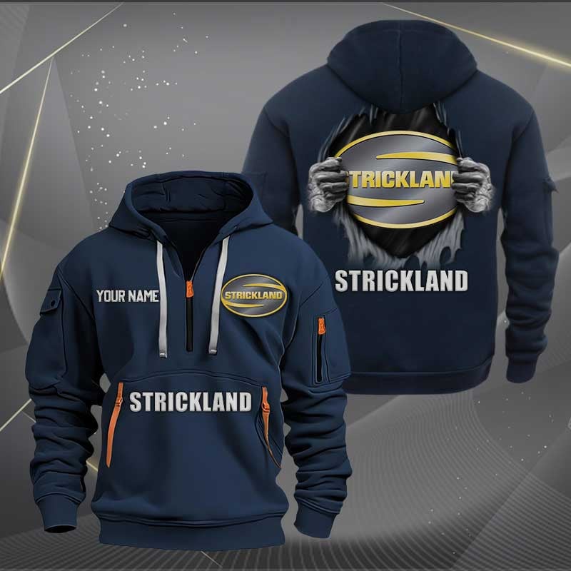 Sportswearmerch Strickland Car Personalized Half Zip Hoodie For Fan