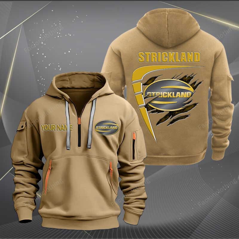 Sportswearmerch Strickland Car Personalized Half Zip Hoodie For Fan