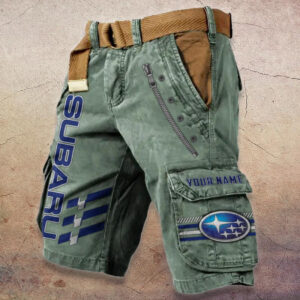 Sportswearmerch Subaru Car Denim Shorts For Fan
