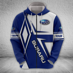 Sportswearmerch Subaru Car Zip Hoodie For Fan