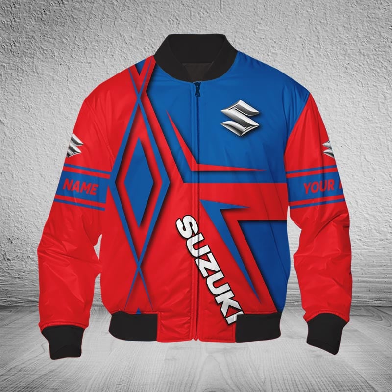 Sportswearmerch Suzuki Car Bomber Jacket For Fan