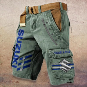 Sportswearmerch Suzuki Car Denim Shorts For Fan