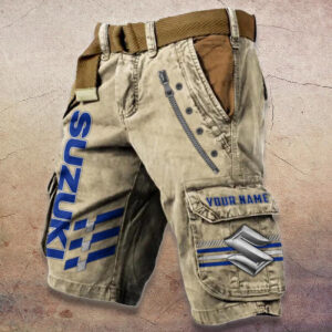 Sportswearmerch Suzuki Car Denim Shorts For Fan