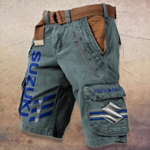 Sportswearmerch Suzuki Car Denim Shorts For Fan